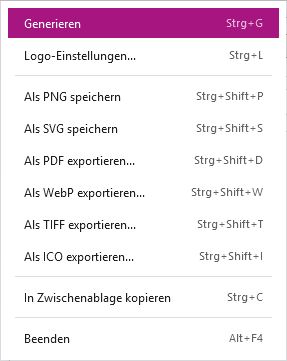 rsk.qr Exportformate
