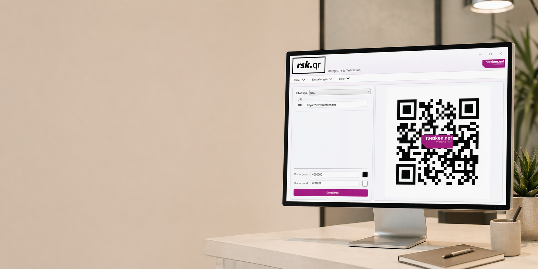 Hero-Image von rsk.qr